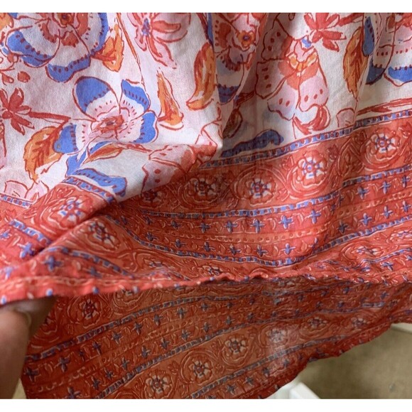 Vineyard Vines Floral Striped Pintuck Lot 2 Sleeveless Sz Small 4 Cotton Coastal - Picture 5 of 16